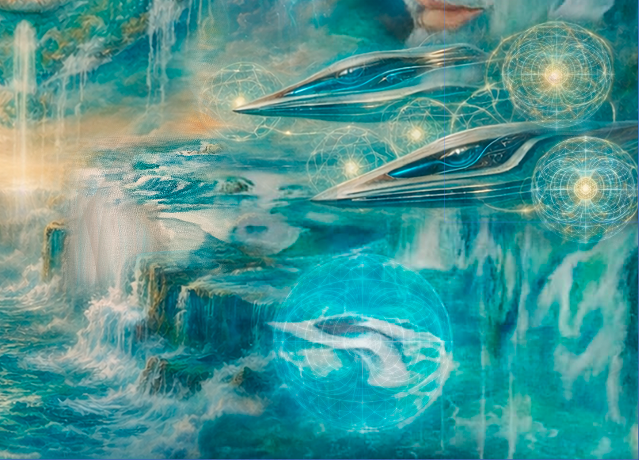Hyperrealistic sci-fi-environment by MAURYARTE — Hyperrealistic sci-fi-environment by MAURYARTE — orbital exploration for guardians-of-the-earth